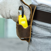 Handcrafted Leather Utility Holster with Belt Loop