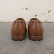 Handcrafted Men's Brown Leather Penny Loafers — Finsbury