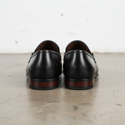 Handcrafted Men's Full Grain Premium Leather Buckle Loafers - back-view