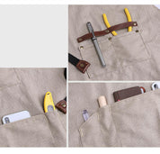 Handmade Adjustable Deep Pocket Canvas Apron for Men & Women
