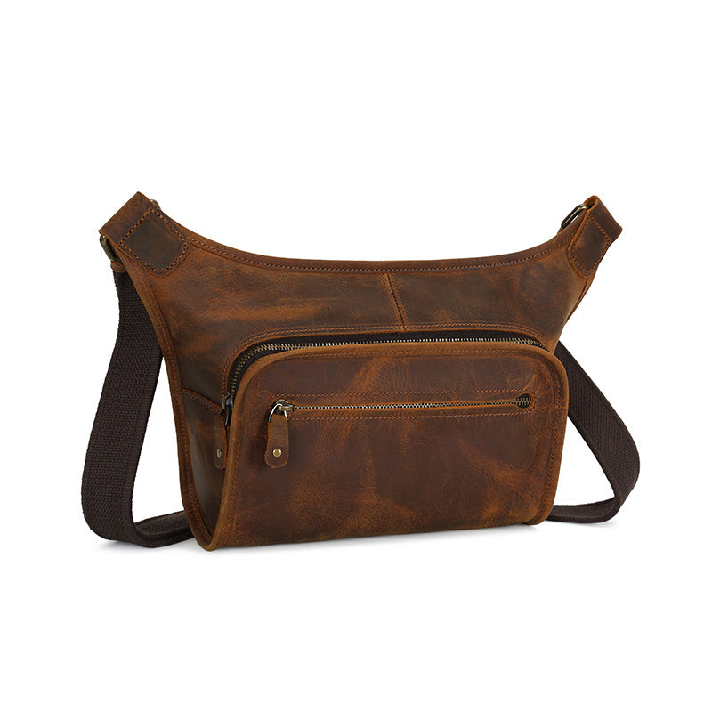 Handmade Leather Chest Bag for Men