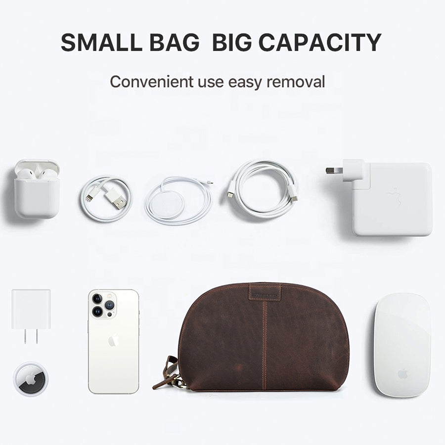 Handmade Leather Travel Pouch