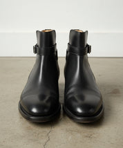 Handmade Men Black Jodhpurs Boot, Black Ankle Boot, Formal Boot