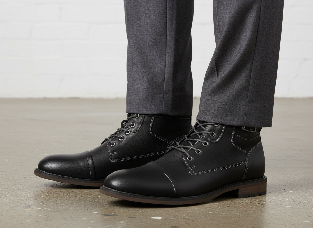 model-wearing-formal-side-view of product