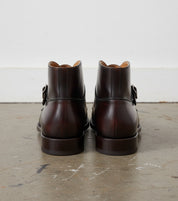 Handmade Men Brown Boots, Double Monk Strap Boot, Leather Boots, Formal