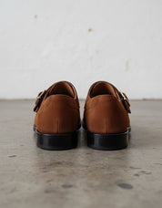 Handmade Men Brown Double Monk Shoes, Brown Dress Shoes, Shoes For Mens