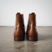 Handmade Men Brown Lace Up Leather Boot, Brown Ankle Boot, Mens Boots