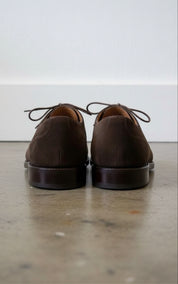 Handmade Men Brown Lace up shoes, Men Oxford Dress Shoes, Classic shoes - back-view