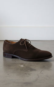 Handmade Men Brown Lace up shoes, Men Oxford Dress Shoes, Classic shoes - detail-view-showing-texture
