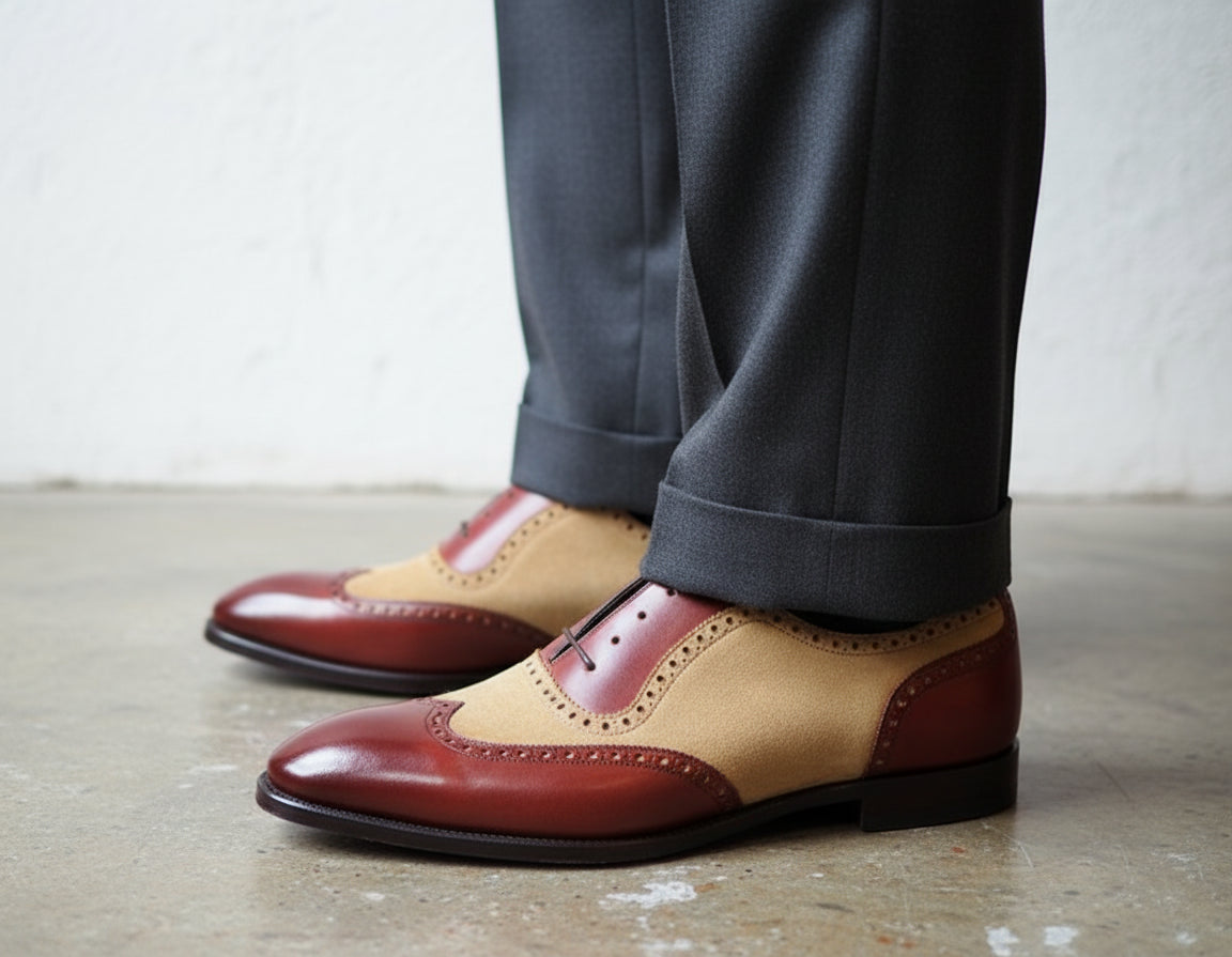 model-wearing-formal-side-view of product