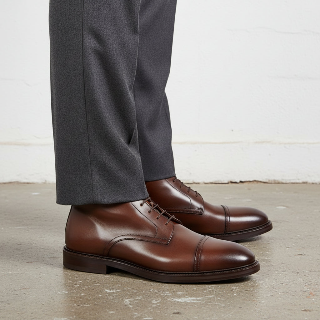 model-wearing-formal-side-view of product