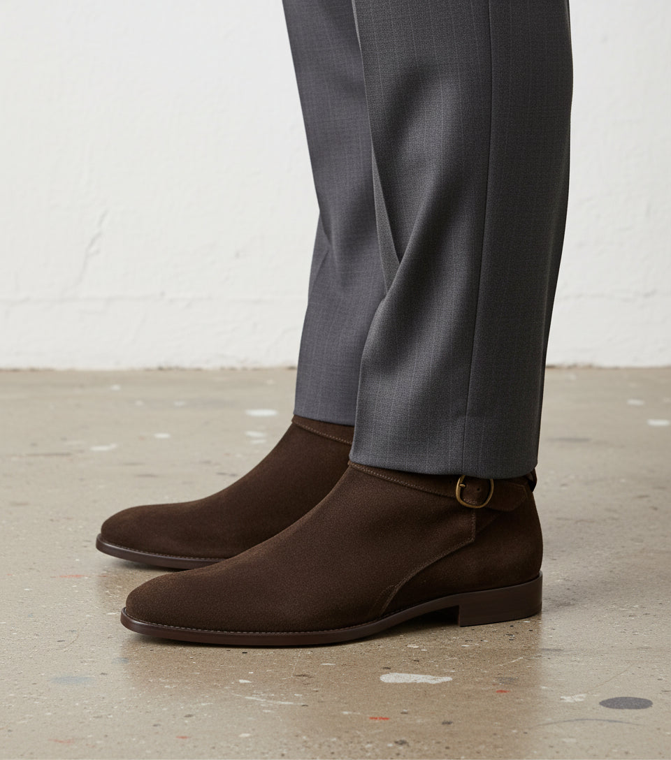 model-wearing-formal-side-view of product