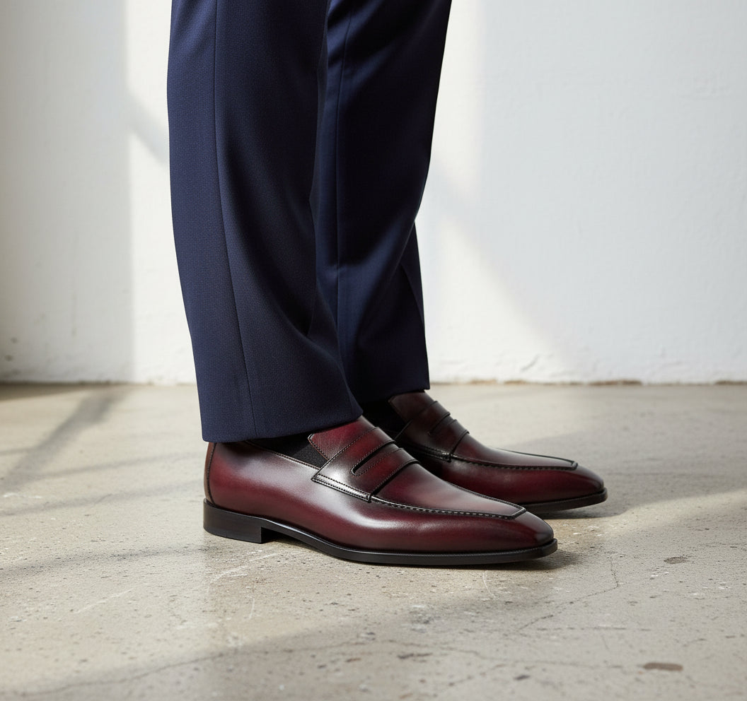 model-wearing-formal-side-view of product