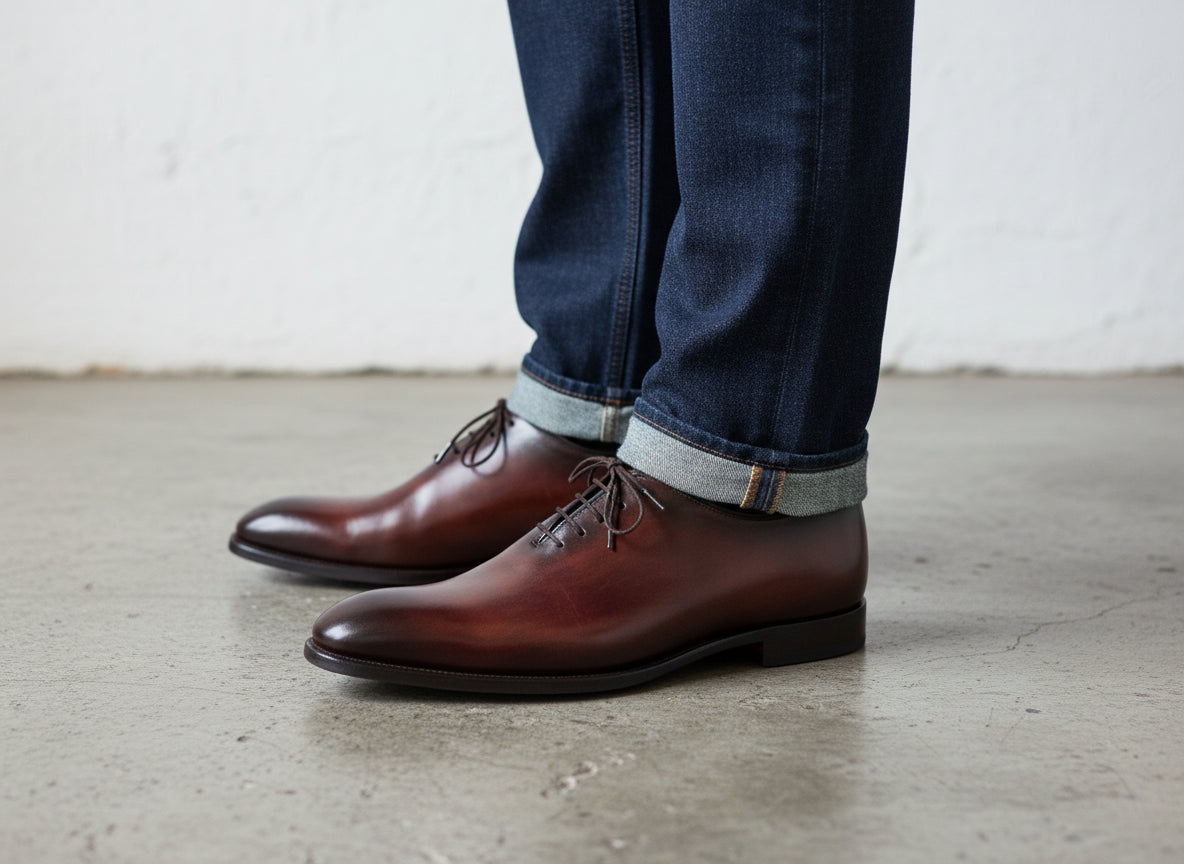 Handmade Men Maroon Leather Oxfords Dress Shoes, Men Leather Formal Shoes US 6.5 / Maroon / D Handmade Men Maroon Leather Oxfords Dress Shoes, Men Leather Formal Shoes US 6.5 / Maroon / D