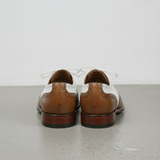 Handmade Men Spectator Shoes, Two Tone Shoes, Wingtip Casino Brogue Shoes - back-view