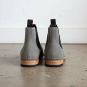 Handmade Men Suede Chelsea Boots, Gray Color Ankle Boots, All Sizes