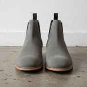 Handmade Men Suede Chelsea Boots, Gray Color Ankle Boots, All Sizes