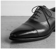Handmade Men Two Tone Formal Shoes, Designer Dress Shoes, Shoes