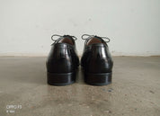 Handmade Mens Alligator Leather Dress shoes, black Crocodile shoes For mens - back-view