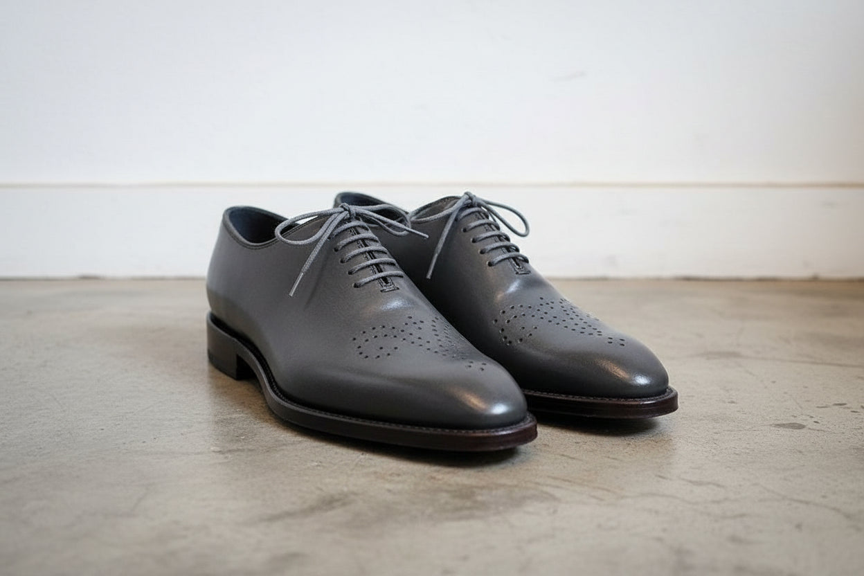 charcoal grey mens dress shoes Men's Grey Dress Shoes