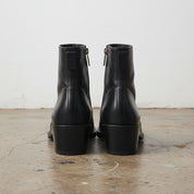 Handmade Men's Cow Leaher Suede Chelsea Boot - back-view