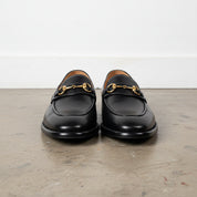 Handmade Men's Cow Leather Casual Loafers - front-view