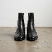 Handmade Men's Cow Leather Classic Boots - front-view