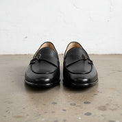 Handmade Men's Cow Leather Dress Loafer - front-view