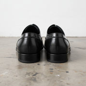 Handmade Men's Cow Leather Dress Oxfords Shoes - back-view