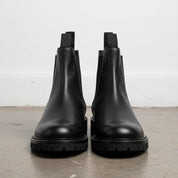 Handmade Men's Cow Premium Leather Ankle Boots - front-view