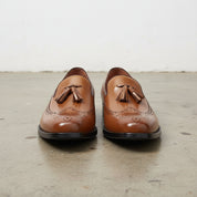Handmade Men's Elegant Cow Leather Dress Shoes - front-view