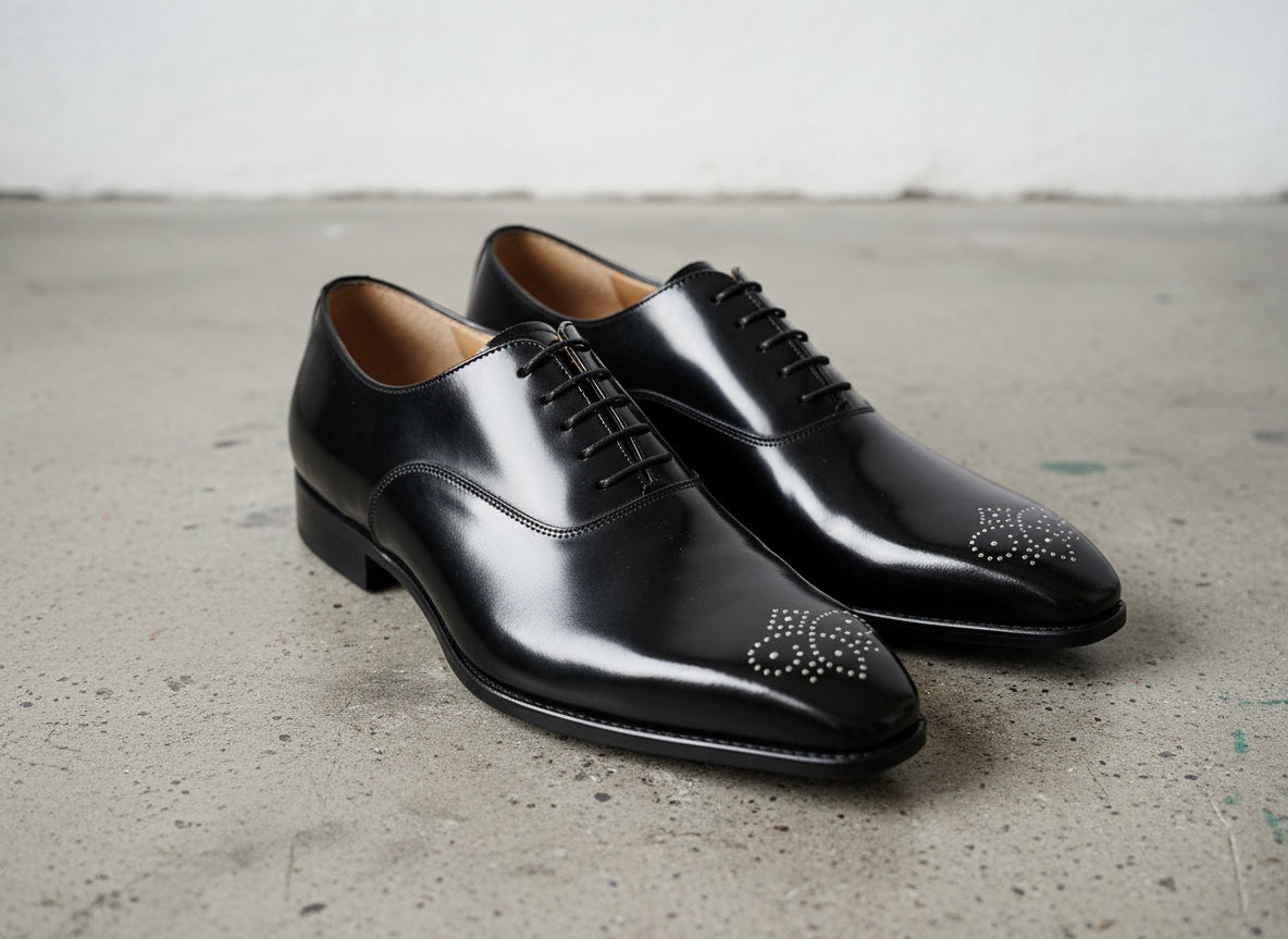 Handmade Mens Formal Shoes, Mens Fashion Black Dress Shoes, Mens Shoes