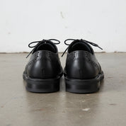 Handmade Men's Full Grain Leather Brogue Dress Shoes - back-view