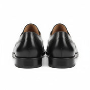 Handmade Men's Full Grain Leather Brogue Formal Dress Shoes - back-view