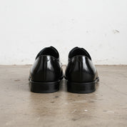 Handmade Men's Full Grain Leather Brogue Shoes - back-view