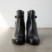 Handmade Men's Full Grain Leather Classic Dress Boots - front-view