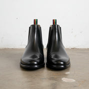 Handmade Men's Full Grain Leather Dress Boots - front-view