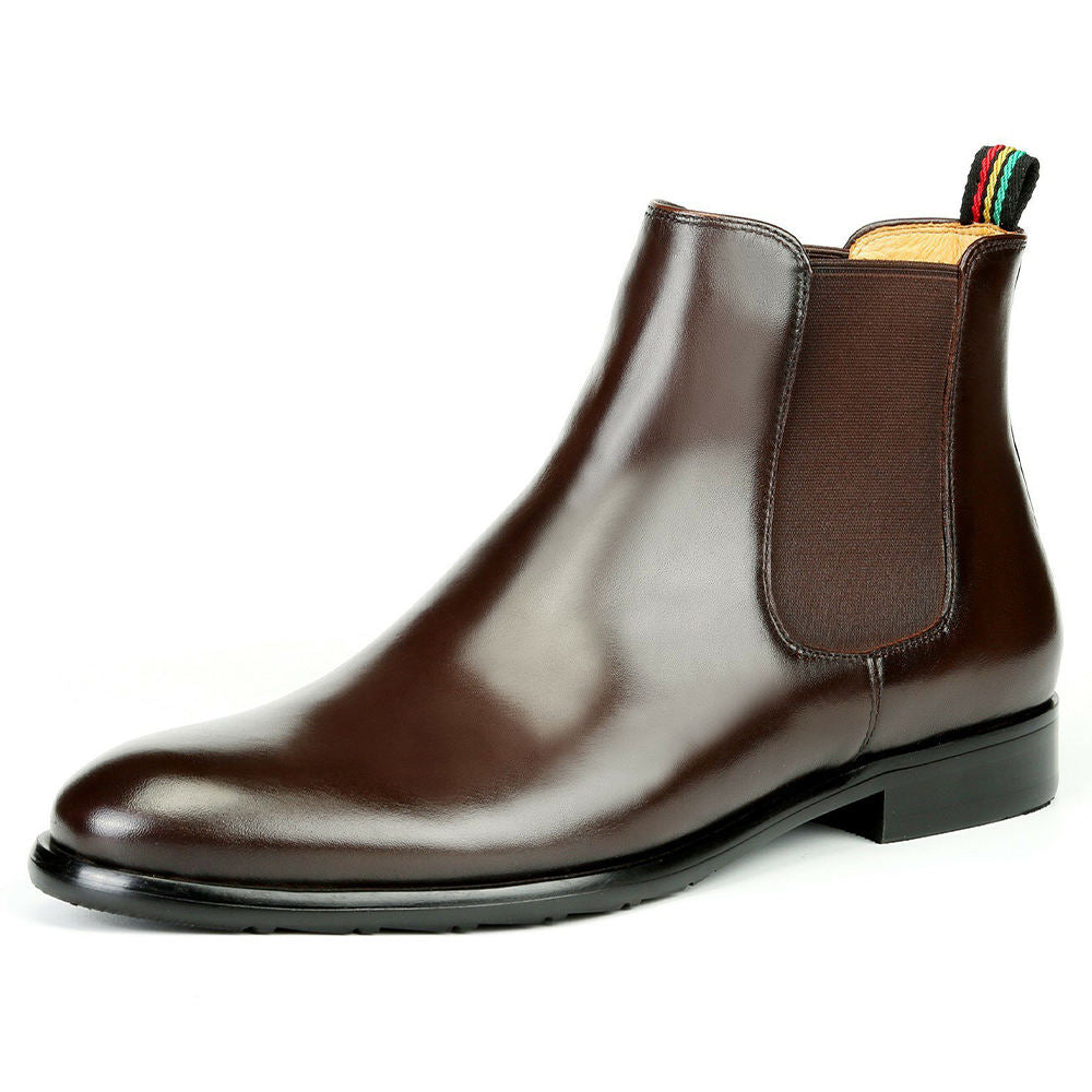 Handmade Men's Full Grain Leather Dress Boots – Rebels Market