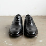 Handmade Men's Full Grain Leather Formal Dress Shoes - front-view