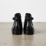 Handmade Men's Full Grain Leather Jodhpur Boots - back-view