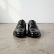 Handmade Men's Full Grain Leather Oxford Shoes - front-view