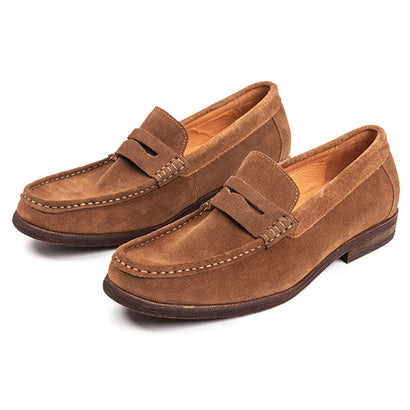 Men Loafers Suede Leather Casual Shoes main image 0