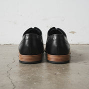 Handmade Men's Full Grain Leather Wingtip Dress Shoes - back-view