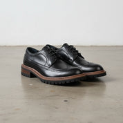 Handmade Men's Geniune Leather Formal Dress Shoes - angle-view-showing-depth