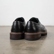 Handmade Men's Geniune Leather Formal Dress Shoes - back-view