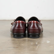 Handmade Men's Genuine Cow Leather Casual Loafers - back-view