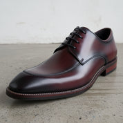 Handmade Men's Genuine Leather Formal Oxfords - detail-view-showing-texture