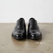 Handmade Men's Leather Classic Oxford Shoes - front-view