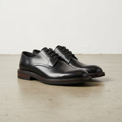 Handmade Men's Leather Elegant Derby Shoes - 3-4-right-view