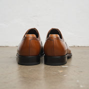 Handmade Men's Leather Oxford Dress Shoes - back-view